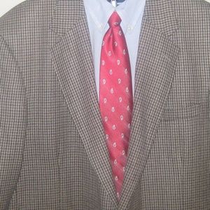Hastings & Smith Navy & Tan Sport Coat